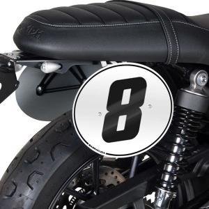 kit soporte porta numero barracuda triumph street twin 16